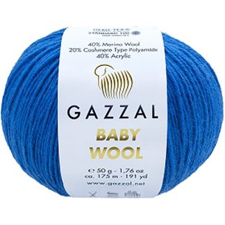 Бебі вул Газал BabyWool Gazzal 802 синій