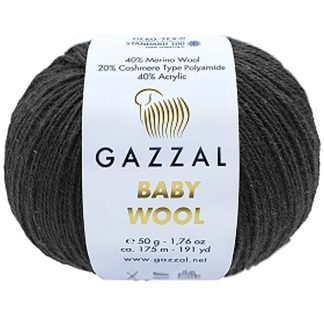 Бебі вул Газал BabyWool Gazzal 803 чорний