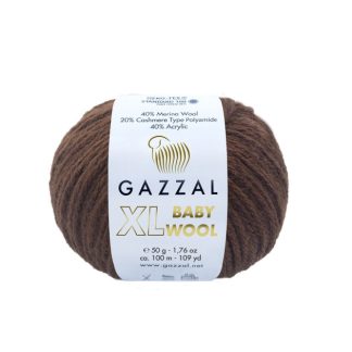 Бебі вул Газал XL BabyWool Gazzal XL  807 коричневий
