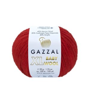 Бебі вул Газал XL BabyWool Gazzal XL  811 червоний