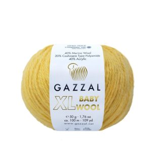 Бебі вул Газал XL BabyWool Gazzal XL  812 жовтий