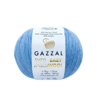 Бебі вул Газал XL BabyWool Gazzal XL  813 блакитний