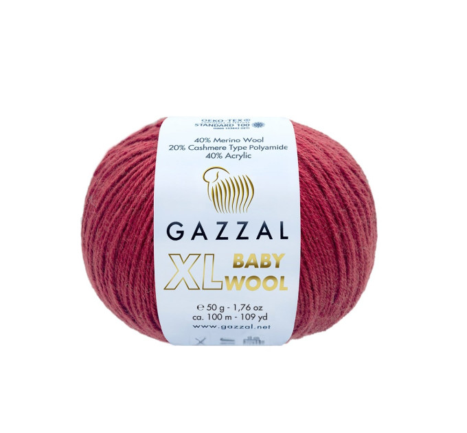 Бебі вул Газал XL BabyWool Gazzal XL 816 вишня