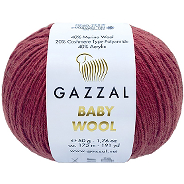 Бебі вул Газал BabyWool Gazzal 816 вишня