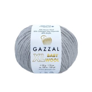 Бебі вул Газал XL BabyWool Gazzal XL  817 св.сірий