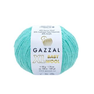 Бебі вул Газал XL BabyWool Gazzal XL  820 бірюза