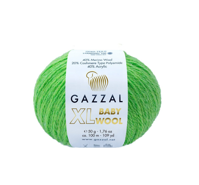 Бебі вул Газал XL BabyWool Gazzal XL 821 яблуко