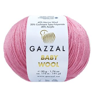 Бебі вул Газал BabyWool Gazzal 828 рожевий