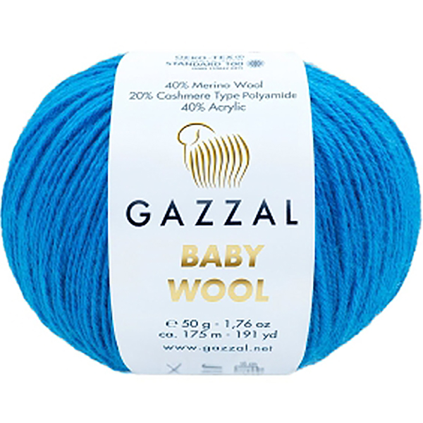 Бебі вул Газал BabyWool Gazzal 830 електрик