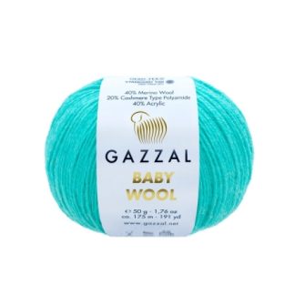Бебі вул Газал BabyWool Gazzal 832 ментол
