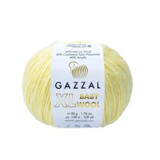Бебі вул Газал XL BabyWool Gazzal XL  833 жовтий