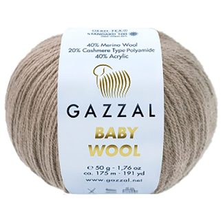 Бебі вул Газал BabyWool Gazzal 835 кава з молоком