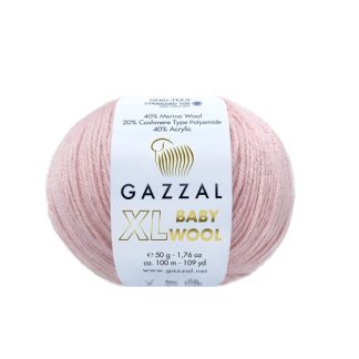 Бебі вул Газал XL BabyWool Gazzal XL  836 світла троянда