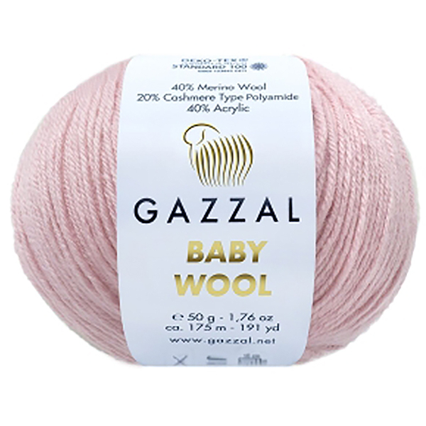 Бебі вул Газал BabyWool Gazzal 836 рожевий