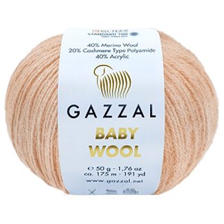 Бебі вул Газал BabyWool Gazzal 839 персиковий сорбет
