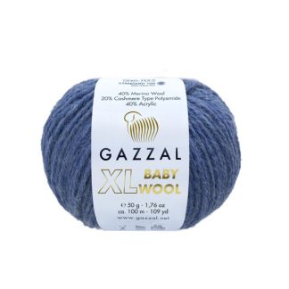 Бебі вул Газал XL BabyWool Gazzal XL 844 синій