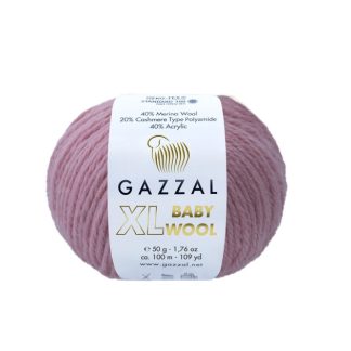 Бебі вул Газал XL BabyWool Gazzal XL 845 пудра