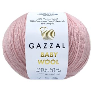 Бебі вул Газал BabyWool Gazzal 845 ніжна троянда
