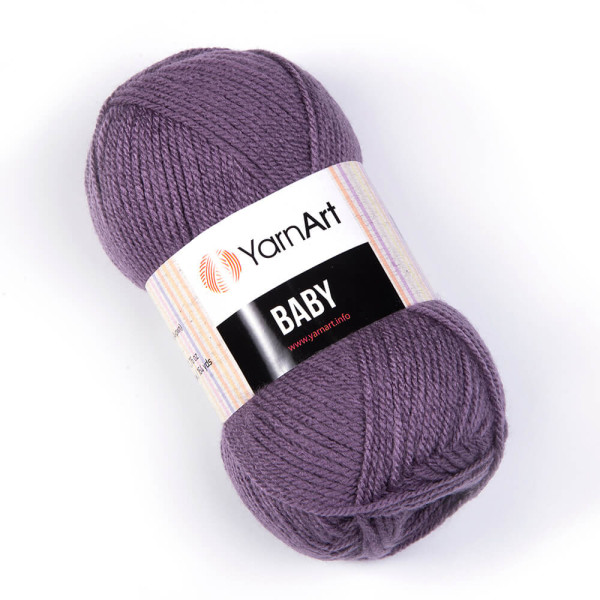 Бебі Baby YarnArt 852 т.бузок
